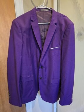 Purple Mens Blazer